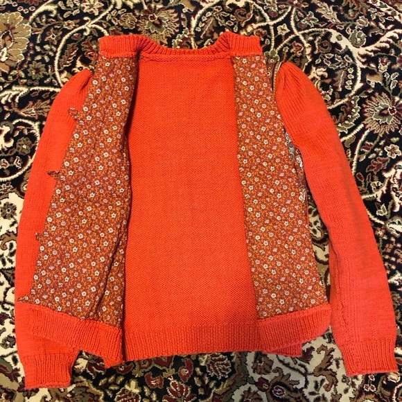 Colorful Patterned Women's Sweater - Picture 4 of 8